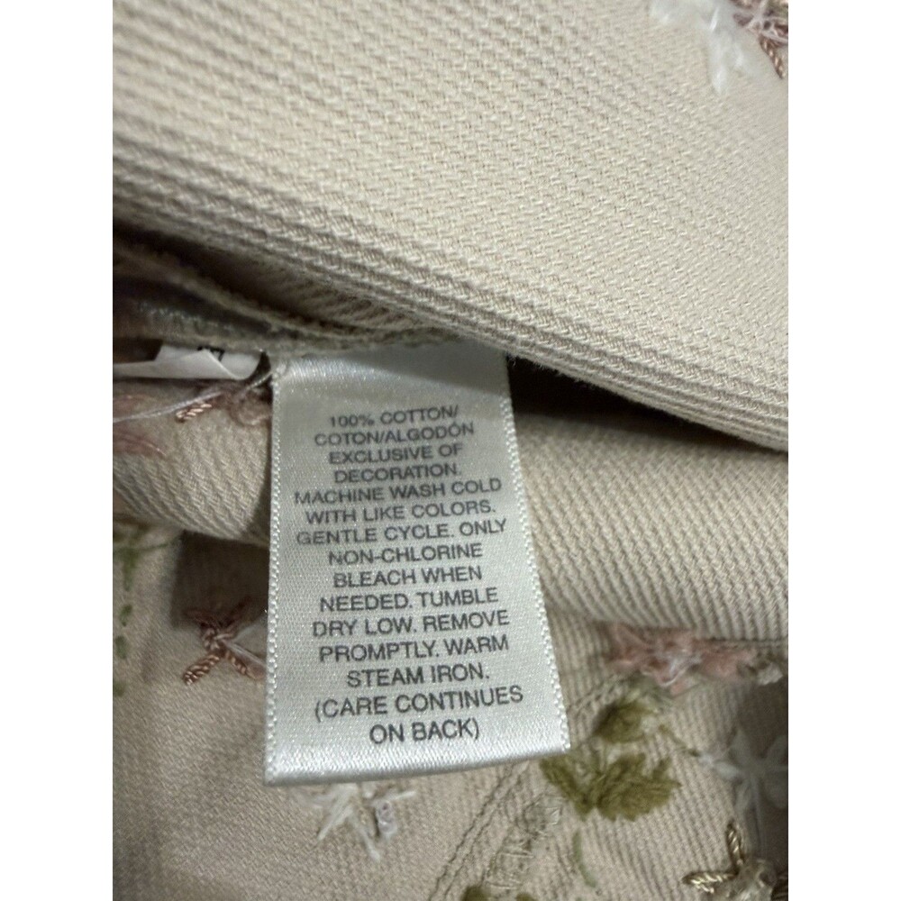 Susan Bristol Vintage Floral Embroidered Jacket Women’s Small Cottagecore - Picture 6 of 7